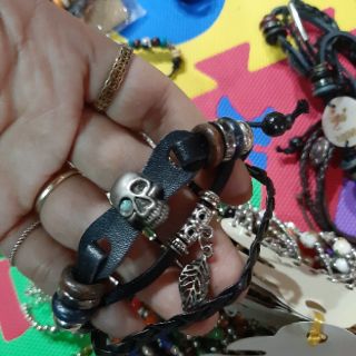 Combo 3 dây da mix hạt