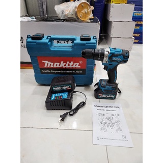 Máy khoan pin 13mm makita - không chổi than - máy khoan từ 13mm - 3 chức năng có búa