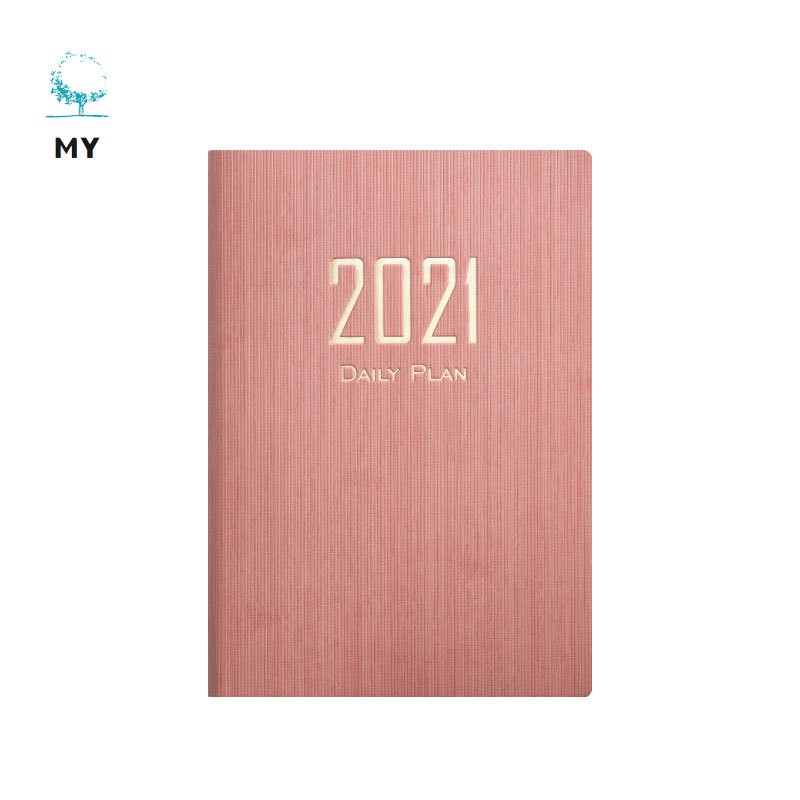 2021 Planner Agenda Daily Weekly Monthly Planner Student Planner 2021 Calendar 8.2&quot;X 5.6&quot; Leather Cover