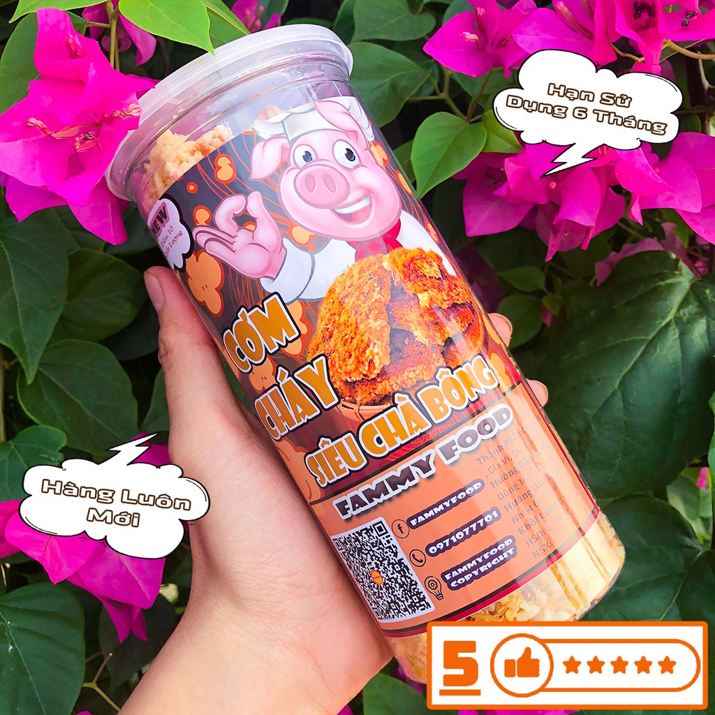 Cơm cháy chà bông 200g FAMMY, đồ ăn vặt Đà Lạt vừa rẻ vừa ngon | BigBuy360 - bigbuy360.vn