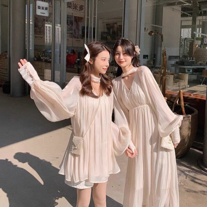 Váy ulzzang tiểu thư mặc được 2 mặt M32 jannahouse