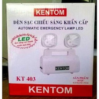 ĐÈN SẠC CHIẾU SÁNG KHẨN CẤP KENTOM KT403