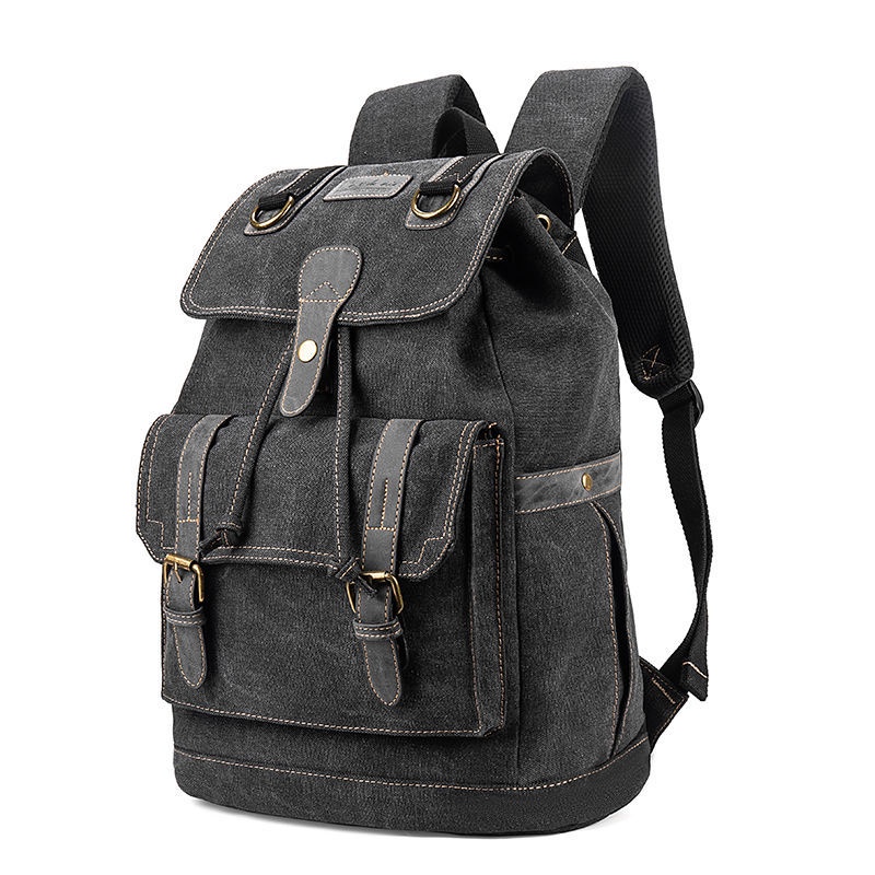 Ba Lô Đi Học Vải Canvas Chất Lượng Cao Thời Trang Unisex