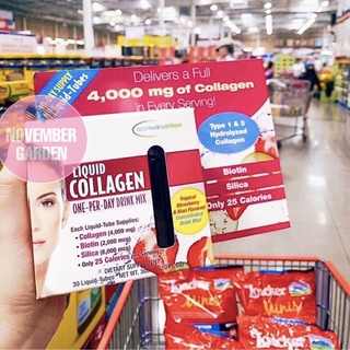 (Air Mỹ 12/22) Nước Uống Đẹp Da Collagen Liquid 30 Ống của Mỹ