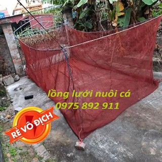 LƯỚI LỒNG NUÔI CÁ - LƯỚI NHẬT 6X3X2