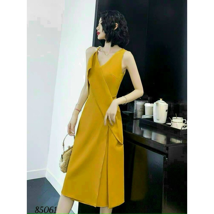 ĐẦM SUÔNG NỮ CHẤT COTTON LẠNH PHỐI VẠT CỰC HOT TINH TẾ