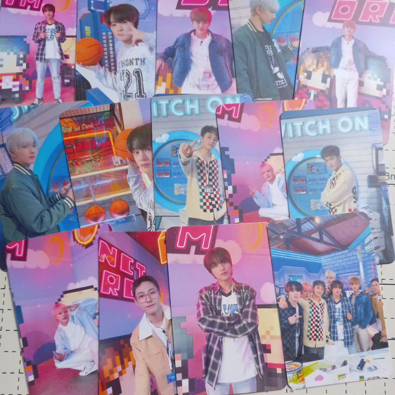 Set 14 card bo góc giấy in 2 mặt ảnh nhóm NCT DREAM - GLITCH LOVE SIMULATION