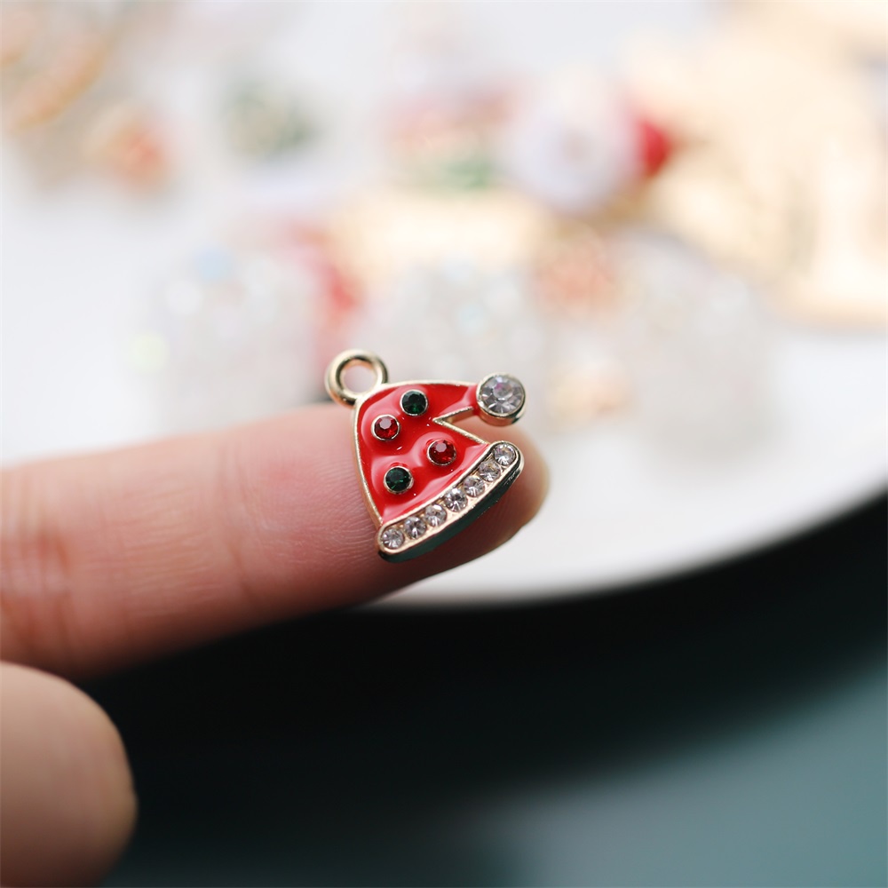 Set 10 mặt trang sức ST.KUNKKA dáng thả phong cách giáng sinh thời trang