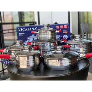 BỘ NỒI 6 MÓN VUNG KÍNH CHEF & CHEF [ENGELBERG ĐỔI TÊN THÀNH CHEF & CHEF]