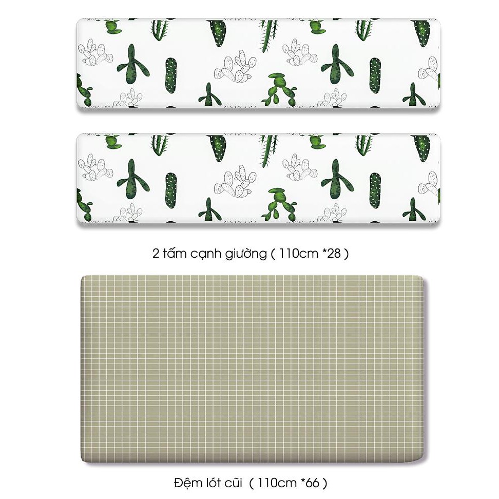 Quây đệm hoàng gia - Chất liệu cotton - Thoáng mát - Độ bền cao - Không nhăn - Bảo hành 6 tháng