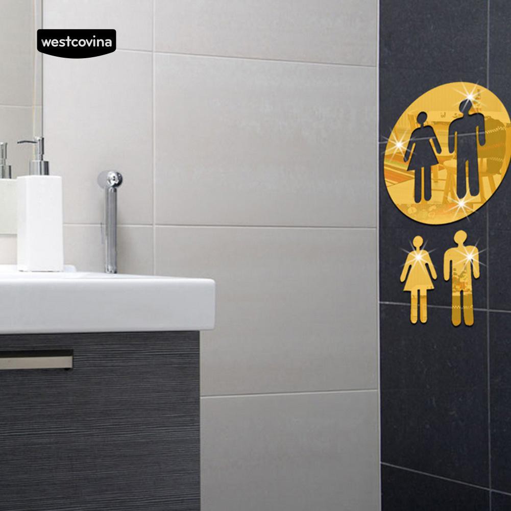 Miếng dán tường hiệu ứng gương có thể tháo rời