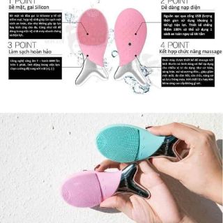 Máy rửa mặt wellderma Hàn Quốc