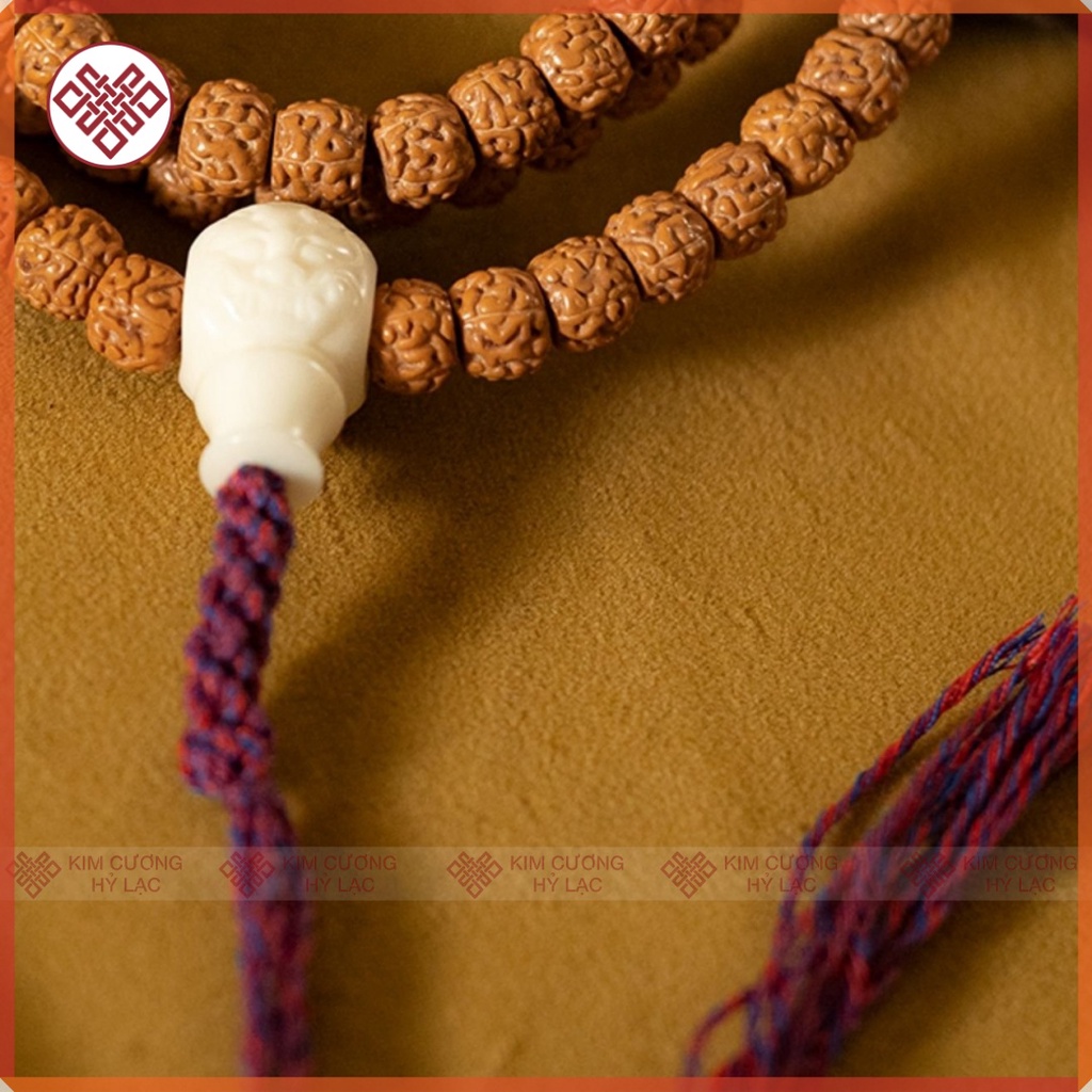Chuỗi Đeo Tay, Vòng Phong Thủy 108 Hạt Bồ Đề Kim Cang [Kim Cương Hỷ Lạc] 9 Ly