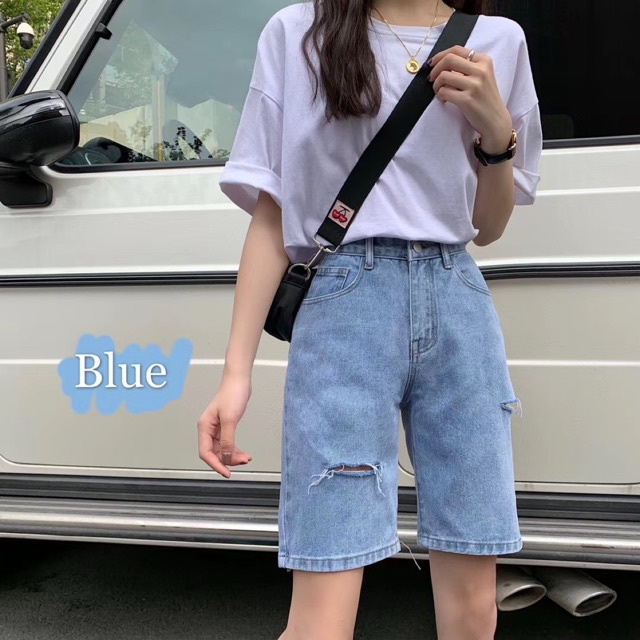 QS68- Short ngố rách 6636