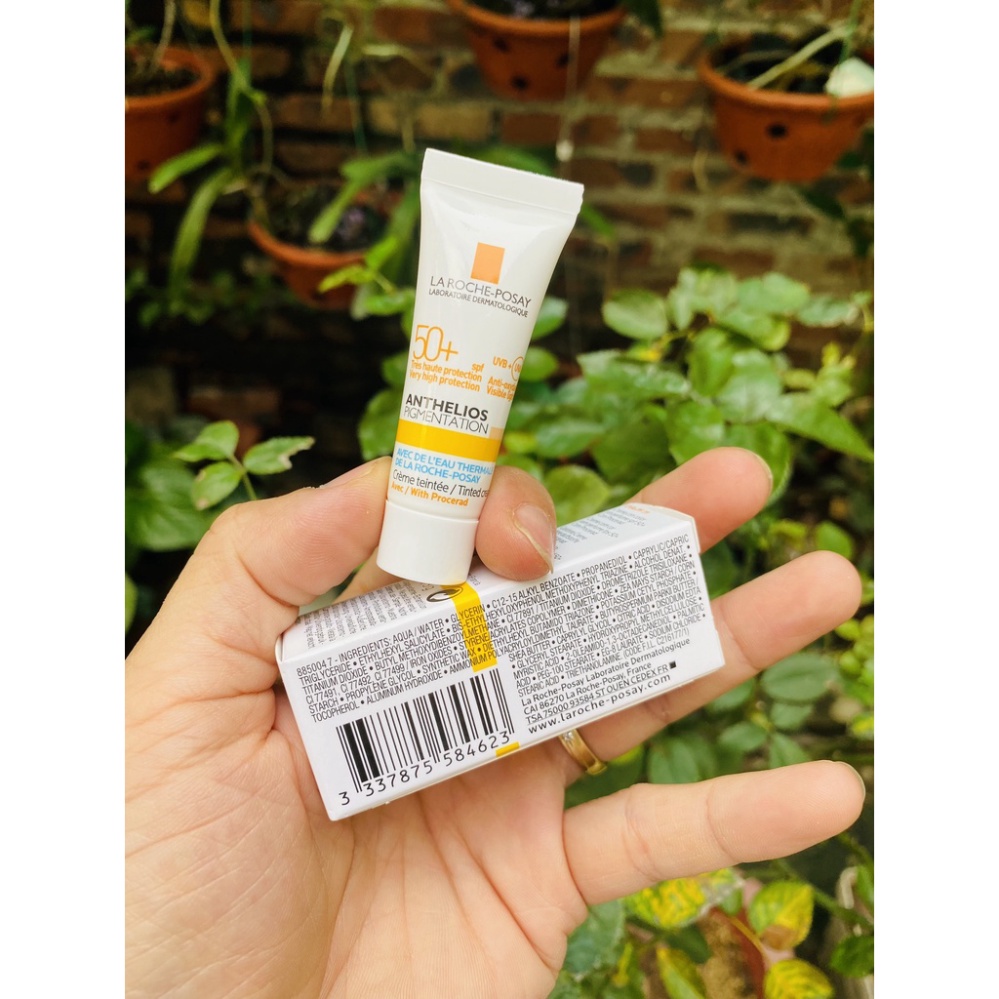 [Set mini dùng thử có tách lẻ] Kem chống nắng La Roche Posay Anthelios 3mlx15 tuýp ổn định tiêu hoá