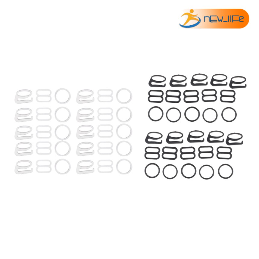 Set 20 Móc Cài Chữ O Điều Chỉnh Dây Áo Ngực