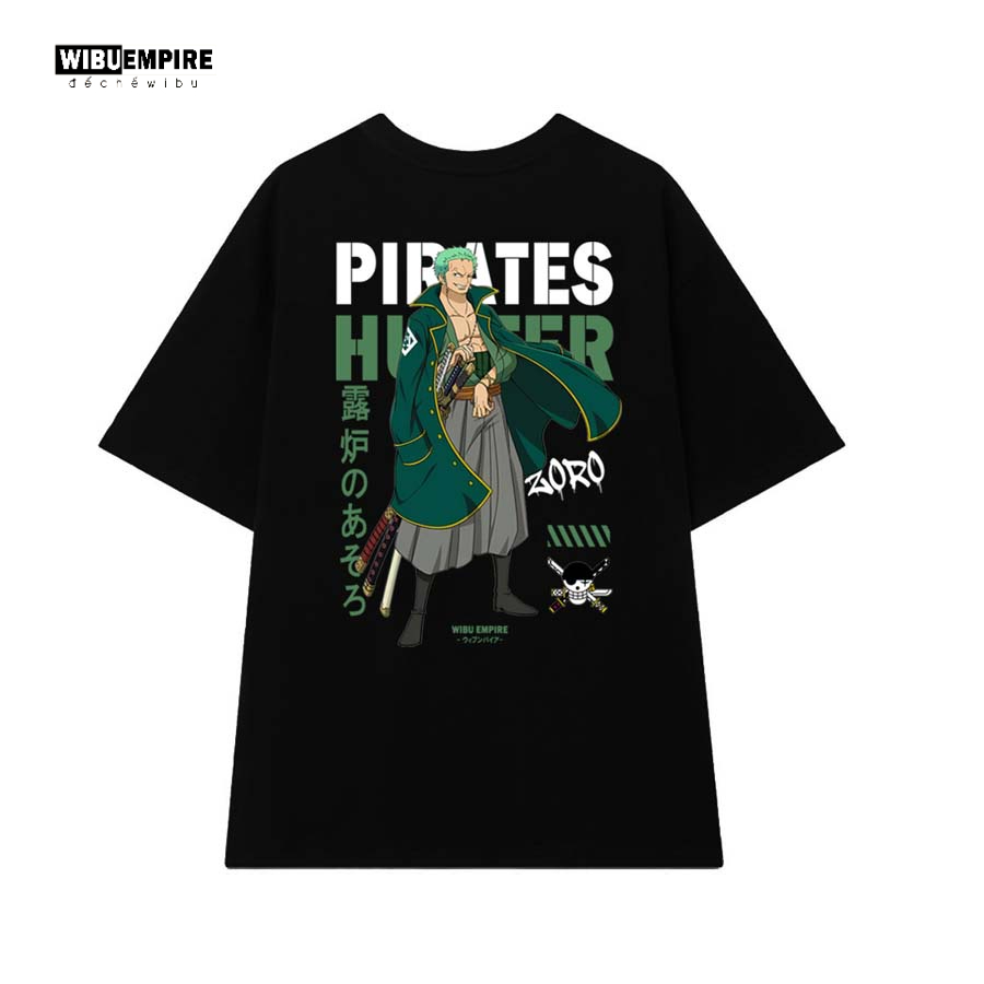 WIBU EMPIRE | Áo Thun Form Rộng ZORO Kiếm Sĩ | Anime One Piece - Áo Phông Unisex