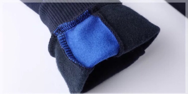 Bộ nỉ bông Little Maven xanh cô ban 2-7Y