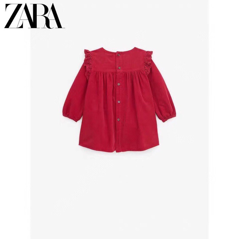 Váy zara đỏ bé gai