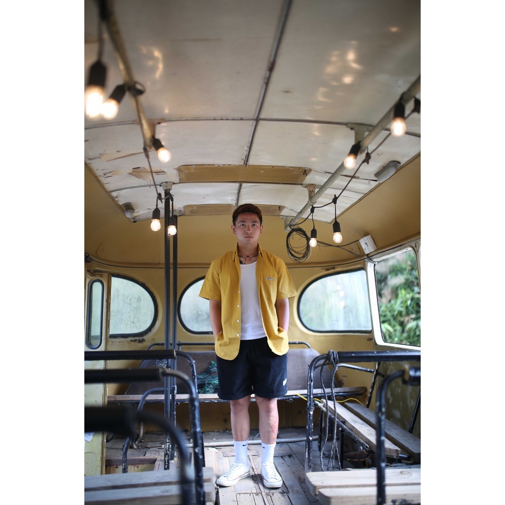 Kombiland áo sơ mi vải kaki