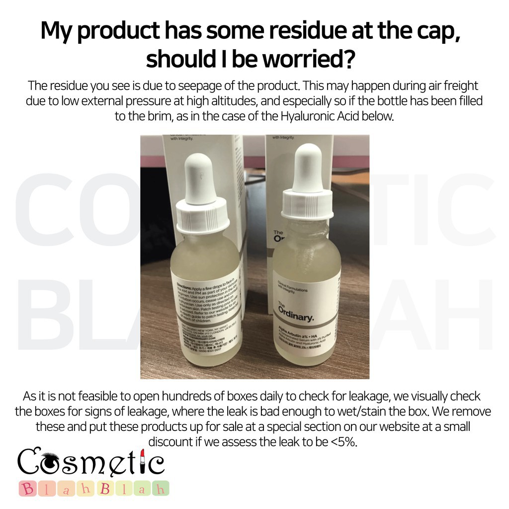 Tinh chất/kem dưỡng THE ORDINARY Niacinamide / Hoa Hồng / Hyaluronic Acid nhiều loại tùy chọn