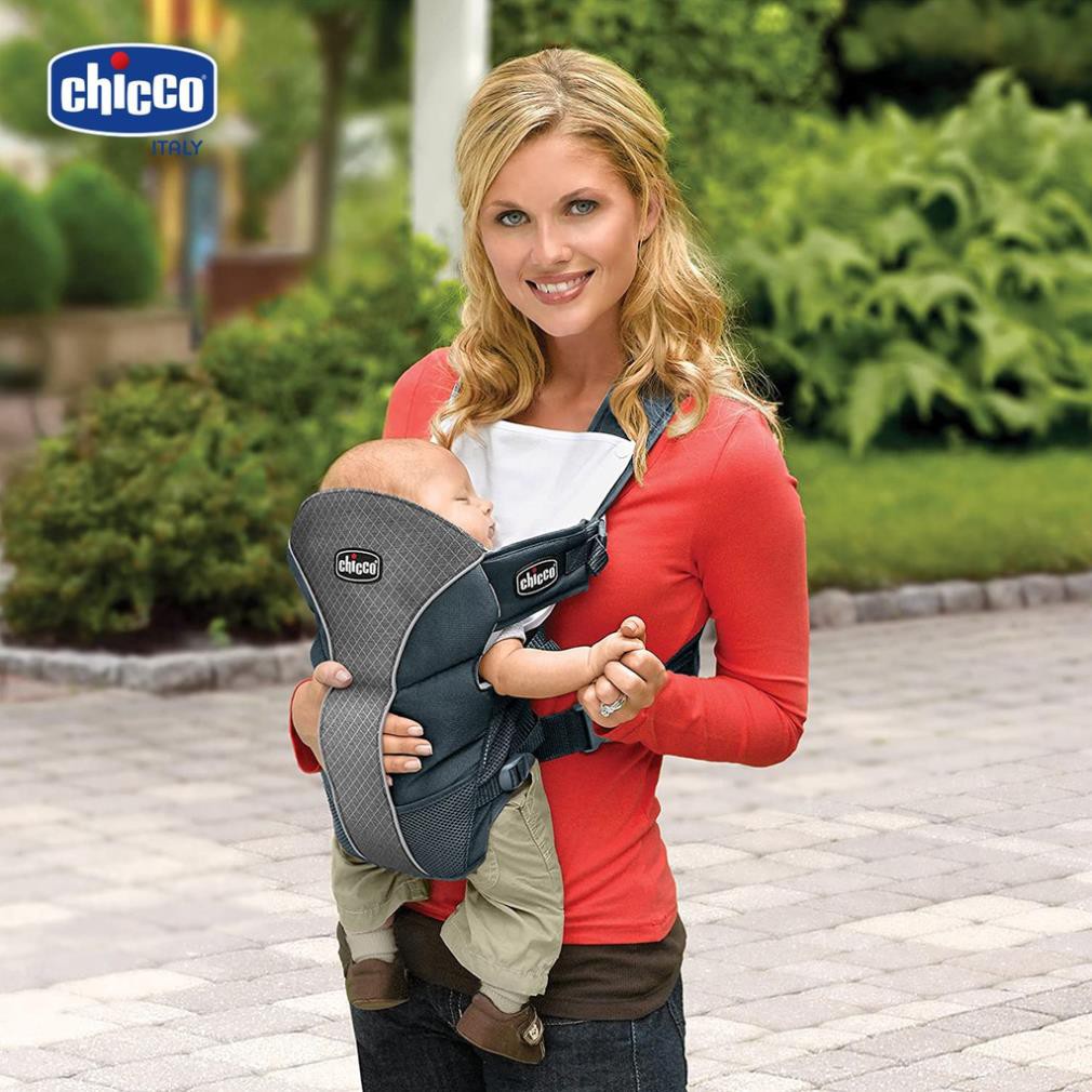 Địu Chicco Ultrasoft Ghi đen