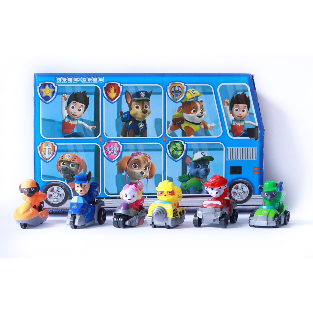 [FREESHIP 50K] ĐỒ CHƠI ĐỘI CHÓ CỨU HỘ PAW PATROL 6 MÓN