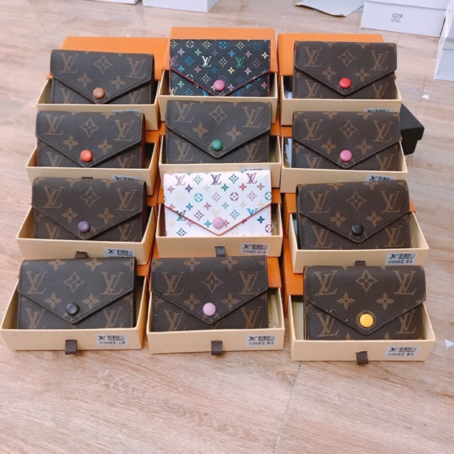 Ví Mini Nút Màu Full Box Kèm Ảnh Và Video Thật Sản Phẩm Rosabell