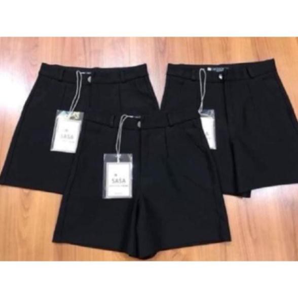 Quần short khuy giữa umi hàn cạp cao siêu hót