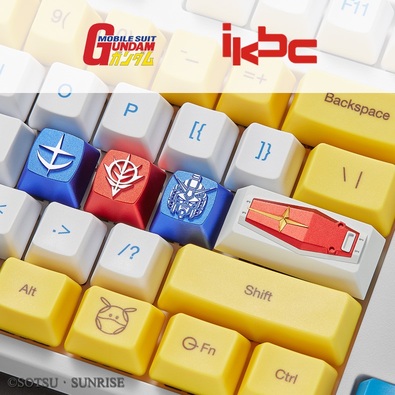 ♤∏✴IKBC x Gundam Avatar Keycap chính hãng Gundam 40th Anniversary ZOMO Keycap