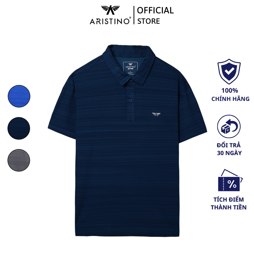 Áo polo nam ngắn tay có cổ ARISTINO mềm mại, nhẹ thoáng mát - APS018S1