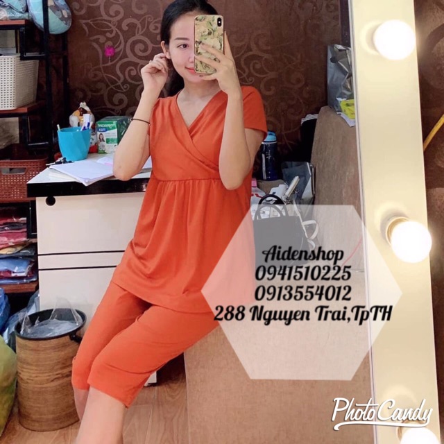 BỘ ĐỒ BẦU COTTON