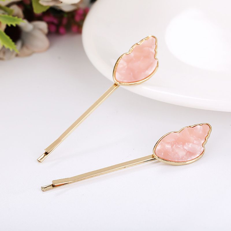 Kẹp Tóc Hình Đôi Cánh Bằng Kim Loại Thiết Kế Tối Giản Cho Nữ