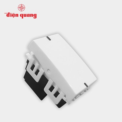 Set 3 Công tắc 2 chiều âm tường Điện Quang DQHome IW1 S2W W (màu trắng)
