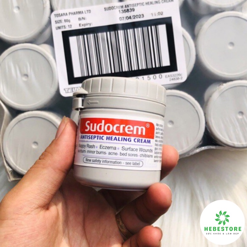 (Chính hãng) Kem hăm tã Sudocrem 60g cho trẻ sơ sinh nội địa Anh UK, kem chống hăm cho bé an toàn, khô thoáng | BigBuy360 - bigbuy360.vn