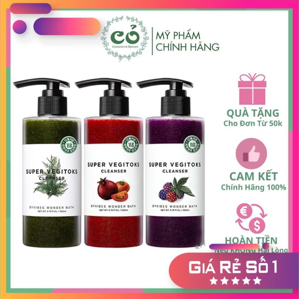 Sữa rửa mặt rau củ Super Vegitoks Cleanser