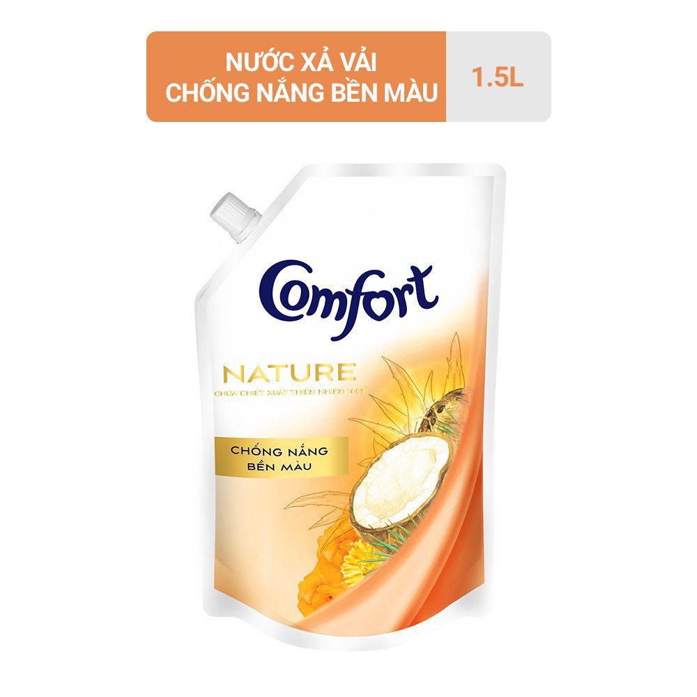 Nước xả Comfort Chống Nắng Bền Màu Túi 1.5L