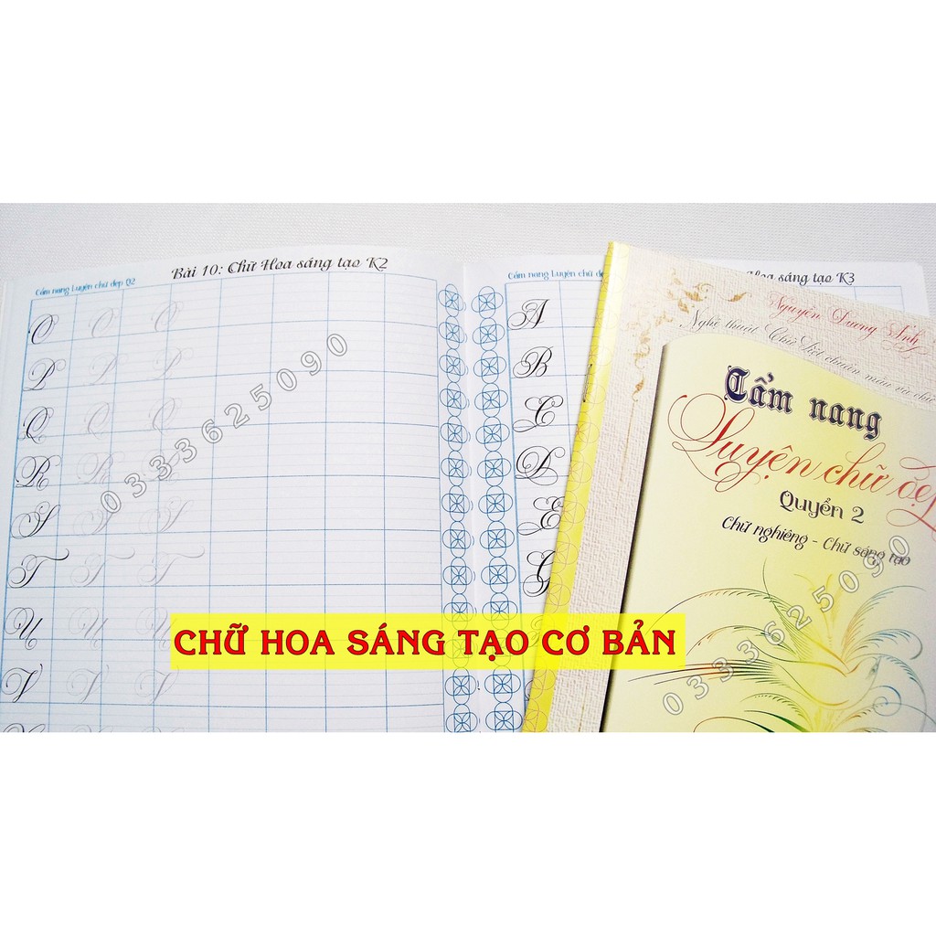 Luyện chữ hoa sáng tạo cơ bản