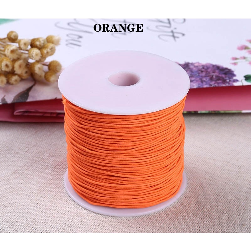 Cuộn Dây Thun 5m Trong 1mm Chất Lượng Cao Dùng Làm Trang Sức DIY