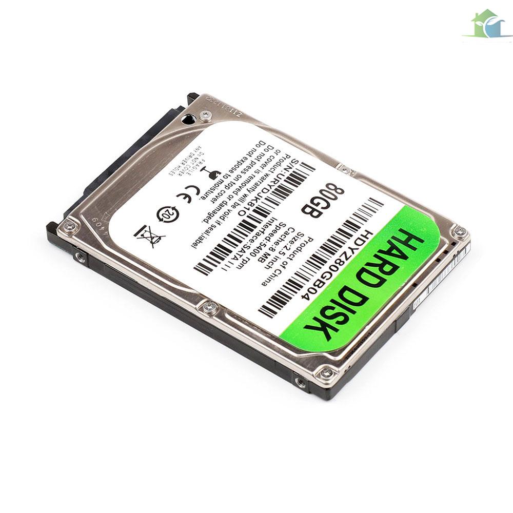 Ổ Cứng Laptop Hdd 80gb 8mb Cache 5400rpm 2.5 Inch