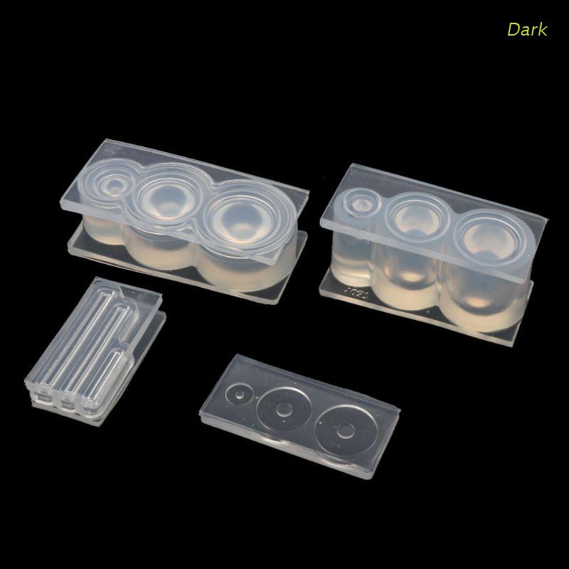 Khuôn Silicone Làm Mặt Trang Sức Thủ Công Hình Bình Trà Sữa Mini 3D