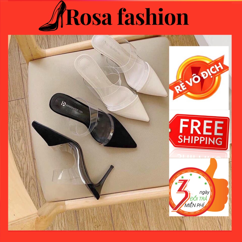 Giày Nữ Bít Mũi Gót Nhọn Cao RF cg-0437