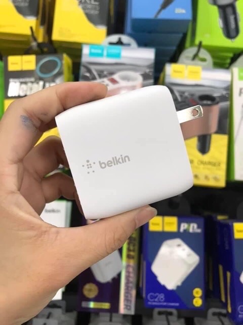 Bộ củ + Cáp sạc nhanh 24W cho iPhone/ iPad chính hãng Belkin - Bảo hành 6 tháng