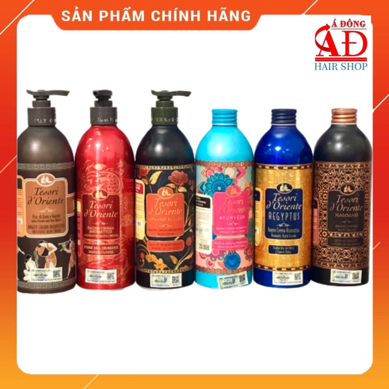 Sữa tắm trắng da hương nước hoa 16 mùi Tesori D'Oriente xích cực thơm  - Chính hãng