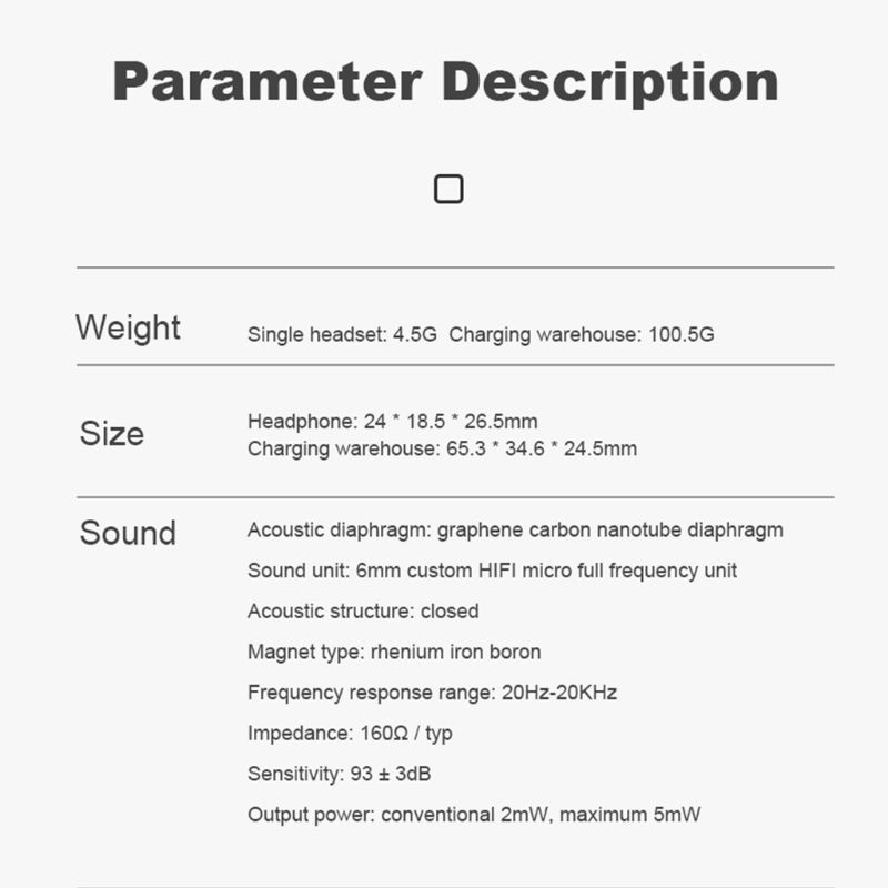 Tai Nghe Bluetooth 5.0 Không Dây Nama 'Hm50 Tws 2 Trong 1