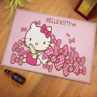 Thảm chữ nhật hình Hello Kitty kích thước 40x60cm KT039