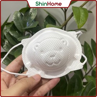 Túi 3 cái Khẩu trang gấu Pigeon cao cấp cho bé 0-2 tuổi