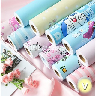 Free ship - Giấy dán tường 3d,  Decal dán tường loại 45cm x 10met sẵn keo hàng loại 1