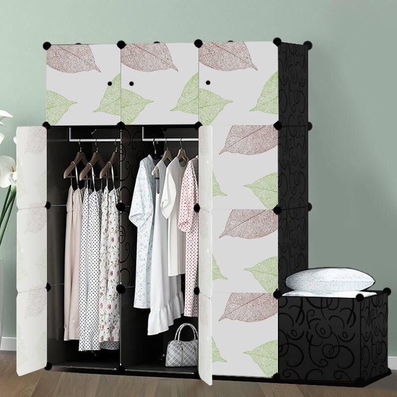 Tủ nhựa ghép để quần áo 12 ô sâu 47cm