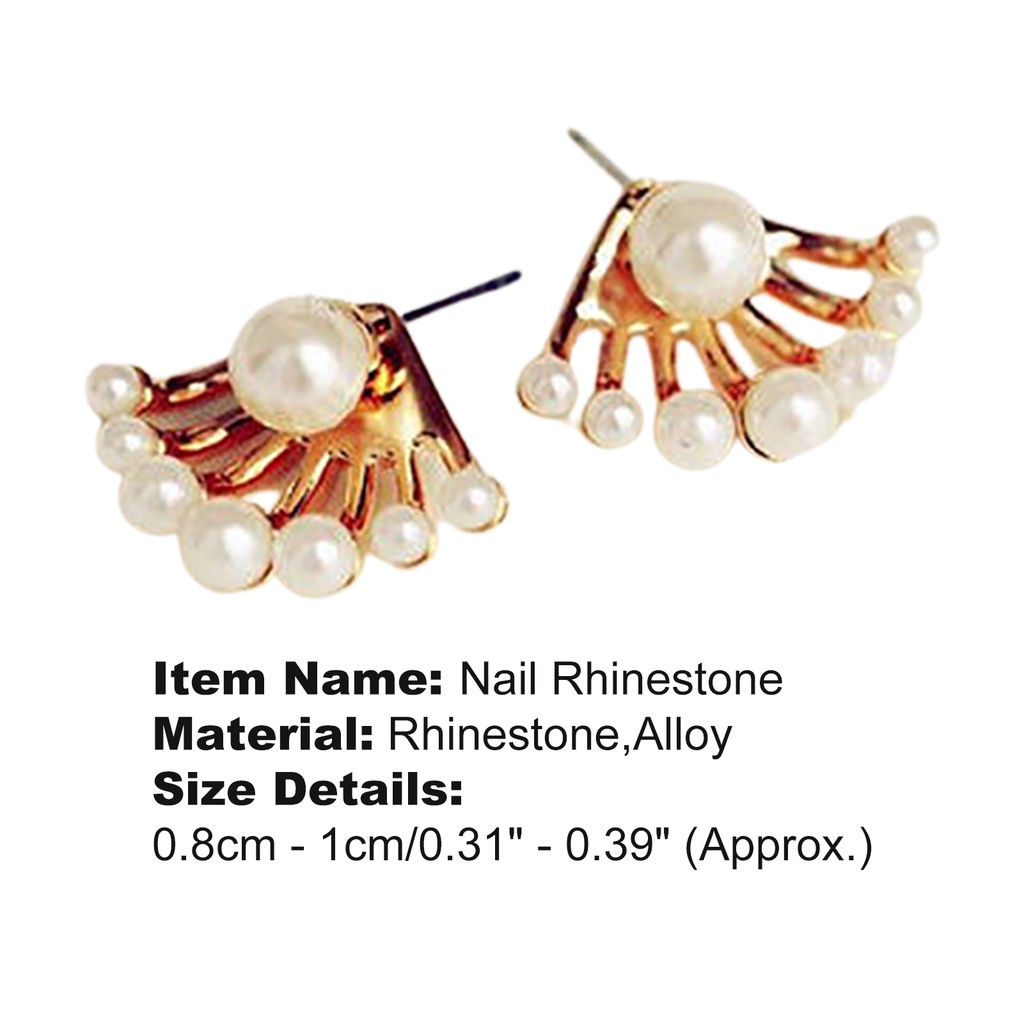 Cặp khuyên tai đính ngọc trai nhân tạo sang trọng cá tính dành cho nữ